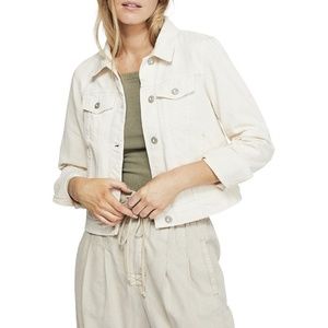 Old Navy White Denim Jean Jacket
